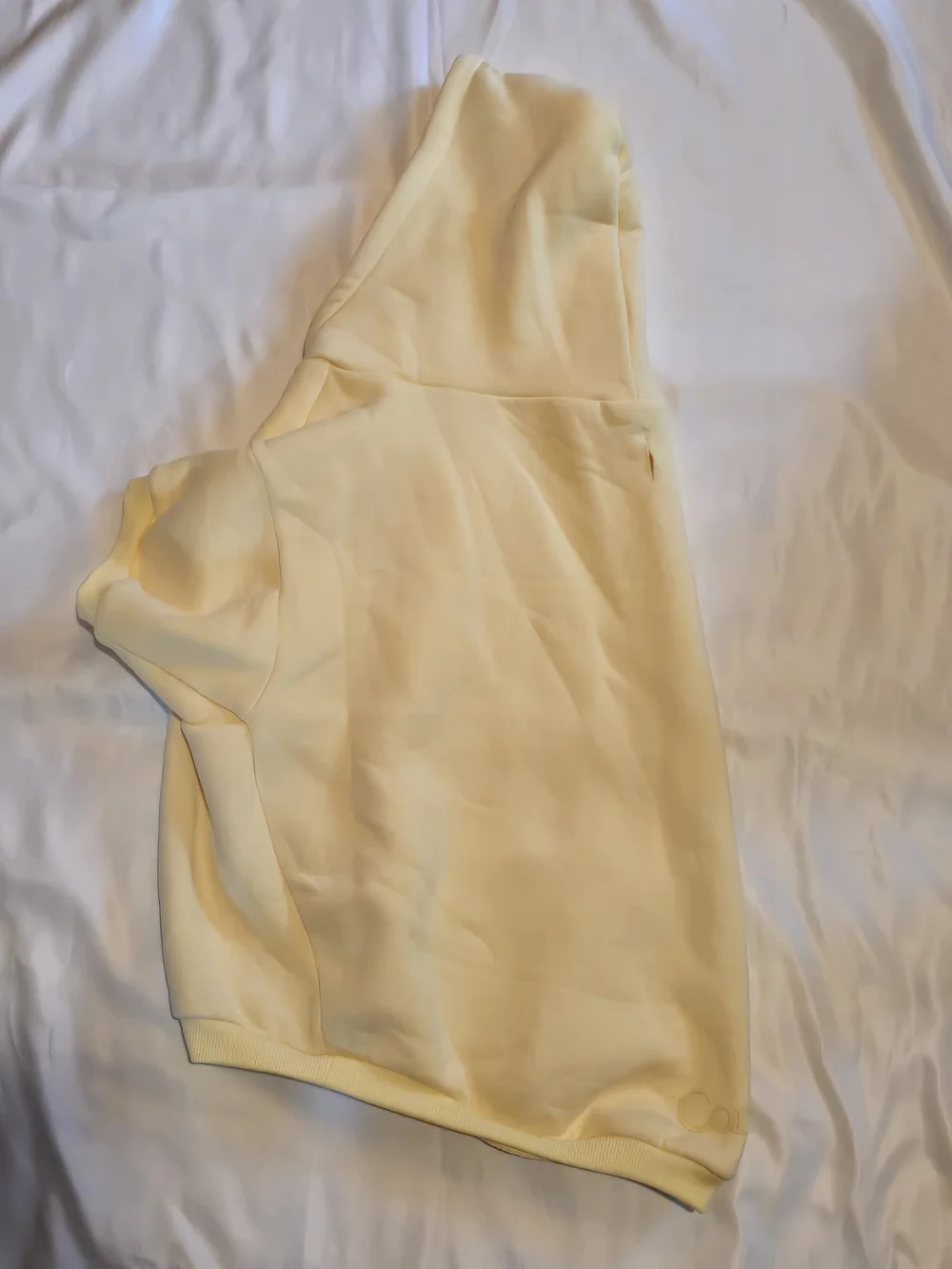 Minimalist Paw Soft Yellow Dog Hoodie - Cozy Pet Sweatshirt